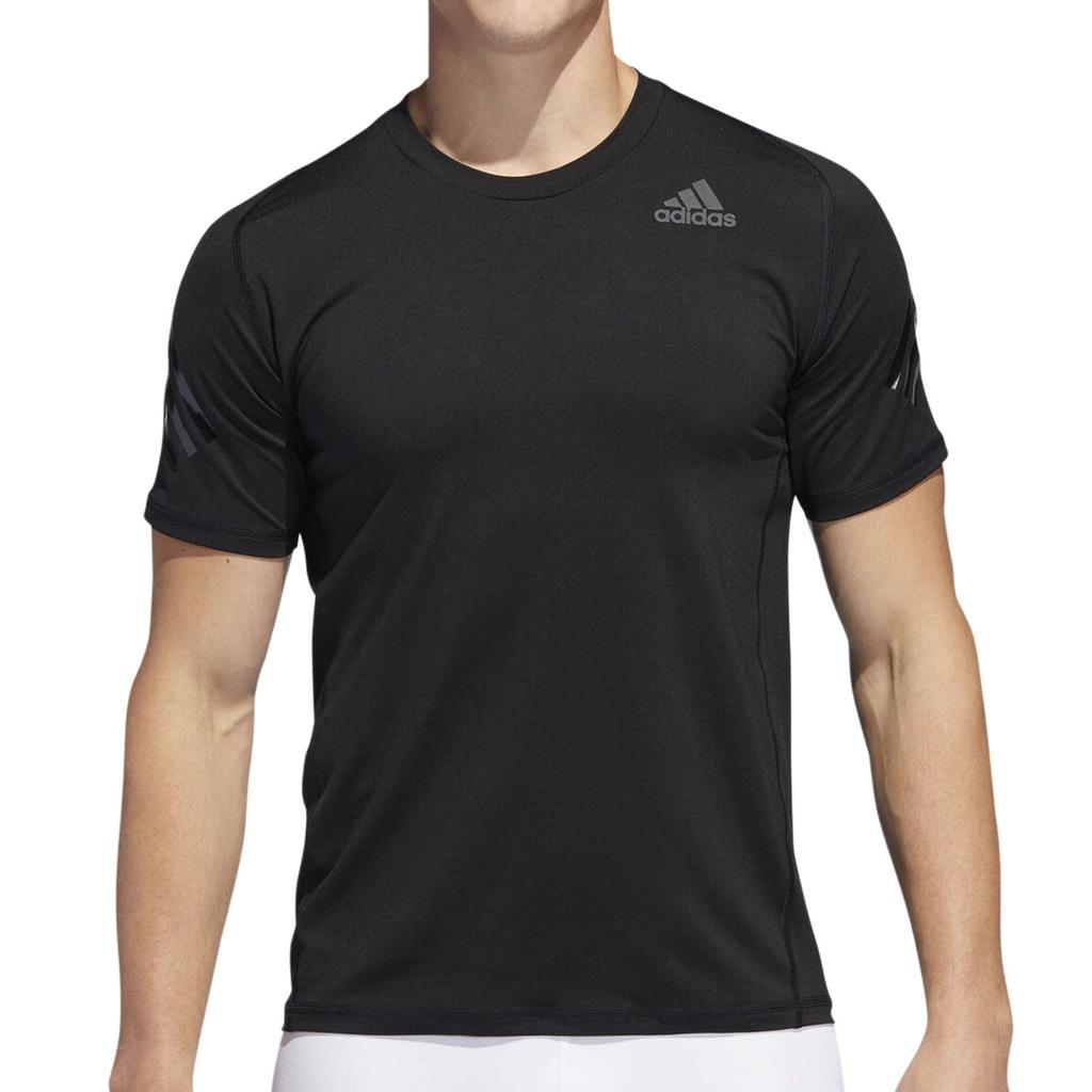 adidas Футболки Мужские Черные С Круглым Вырезом Средней Посадки DZ8427