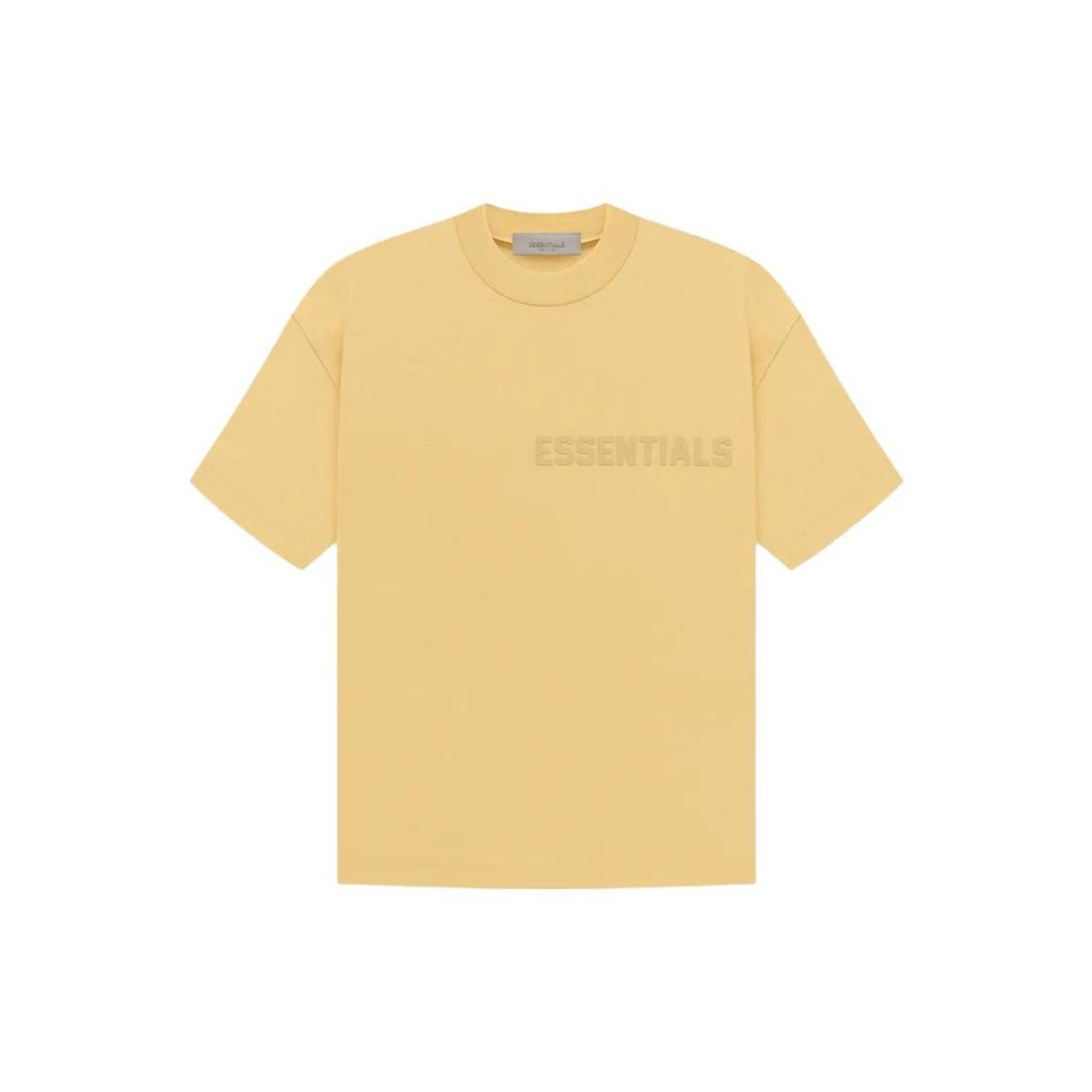 Fear of God Essentials Лого-футболка SS23 'Light Tuscan' Мужская 125BT222002F