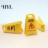 Doll House Floor Signs 5Pcs Mini Caution Wet Sign Single-side Realistic Miniature Dog Cat Vomit Tiny Danger Small Warning Desk Toy Dollhouse