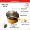 Maibale 16 см Антипригарное молочное кастрюлька с силиконовой ложкой