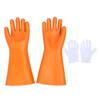 Safety Protective Work Gloves Thick Rubber 25000V 12kV High Voltage Insulated Electrician Gloves