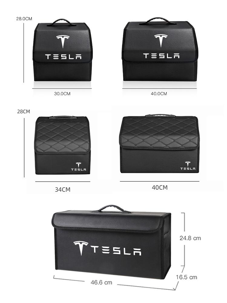 Car Trunk Travel Storage Box Foldable Suitcase Accessories For Tesla Model 3 Model S Model X Model Y Cybertruck Roadster SpaceX