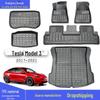 Tesla Model 3 TPE Waterproof Mat Set: Compatible with Left/Right Steering, Includes Foot, Trunk, and Storage Mats