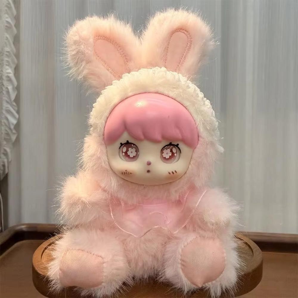 Bag Charm Bunny Pendant Hangings Decoration Vinyl Doll Toy Rabbit Plush Keychain Jewelry Gift
