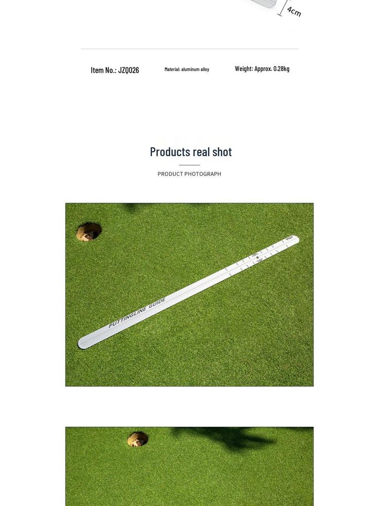 PGM Golf Precision Putter Guide with Trajectory and Topspin Control