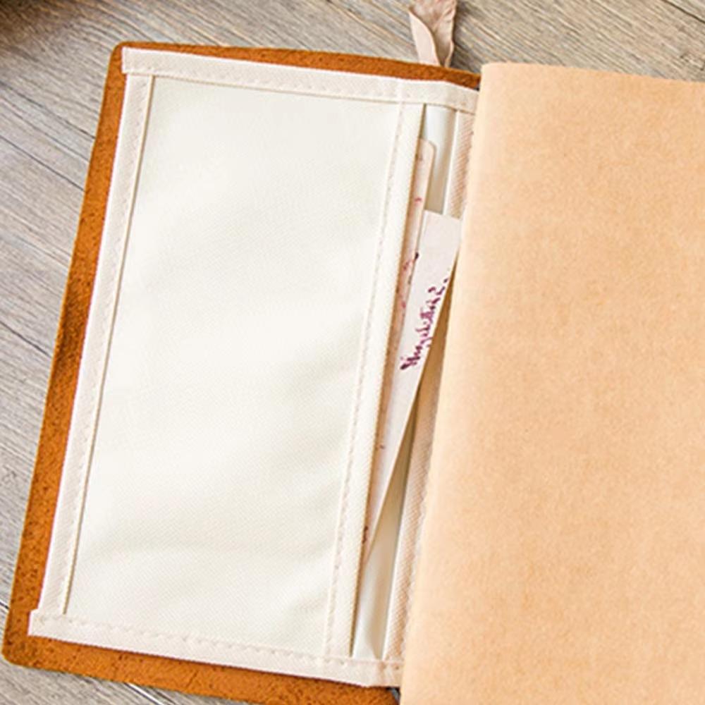 Карманный чехол для хранения из ткани Оксфорд, сумка для карточек 3 размера, новый карман для приема, спиральный дневник из коровьей кожи