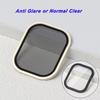 Защитное стекло для ремешка Apple Watch ultra 49 мм Закаленное стекло Анти-царапина Антиблик HD Полная пленка Металлический бампер iWatch Ultra 49 мм
