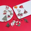 Tree New Year Garland Santa Claus Jewelry Gift Christmas Brooches Pin Christmas Decoration