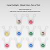 Outdoor colorful decorative lights warning lights camp lights camping tent lights flashing lights bicycle silicone lights frog lights
