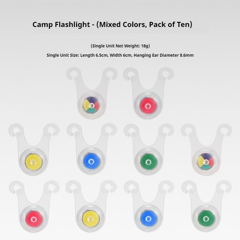Outdoor colorful decorative lights warning lights camp lights camping tent lights flashing lights bicycle silicone lights frog lights