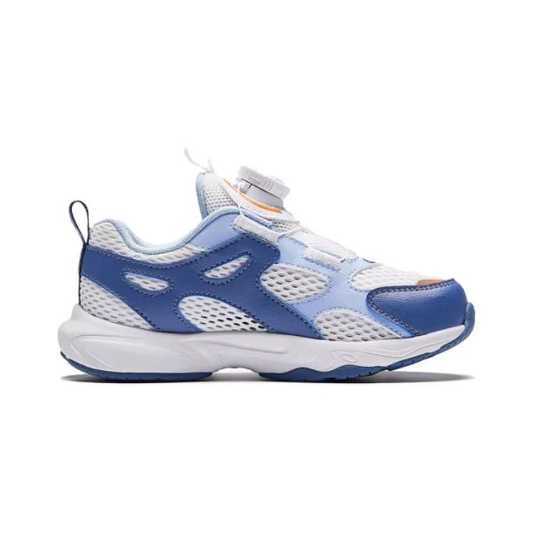 Anta Kids Casual Versatile Non-Slip Shock Absorbing Wear-Resistant Low-Top Casual Shoes Kids Sneaker White Blue A312429907-2