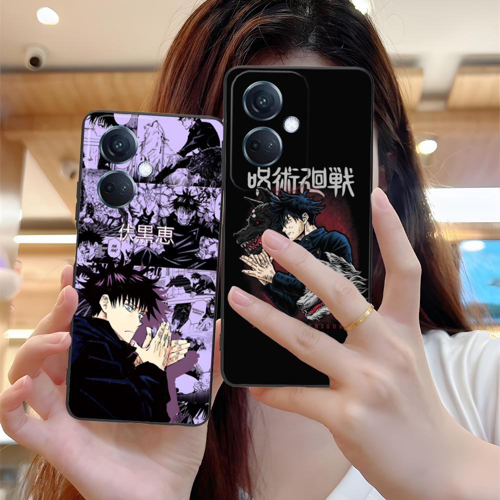 Чехол для мобильного телефона Jujutsu Kaisen Мегуми для OPPO Find X9 X8 X7 X6 X5 X3 X2 Plus s Pro Ultra Lite Цветная печать Чехол Роскошный
