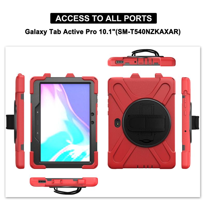 Детский противоударный чехол для планшета Samsung Galaxy Tab Active Pro 10.1 SM-T540 T545, прочный защитный чехол с плечевым ремнем