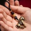 2026 Year Of Chinese Zodiac Horse Lucky Pendant Keychain Copper Feng Shui Wealth Key Ring Women Men Bag Charm Jewelry Gift