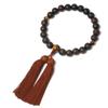 Nenjudo Prayer Striped Ebony 22 Beads Tiger Eye Stone Tailoring Prayer Handmade Prayer Beads Made In Japan That Can Be Used by All Sects Prayer Beads