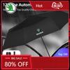 Car Sticker 2025 New For Skoda 12 Bone Car Automatic Folding Umbrella Sunshade Accessories Rapid Kodiaq Karoq Fabia Kamiq MK3 Ro