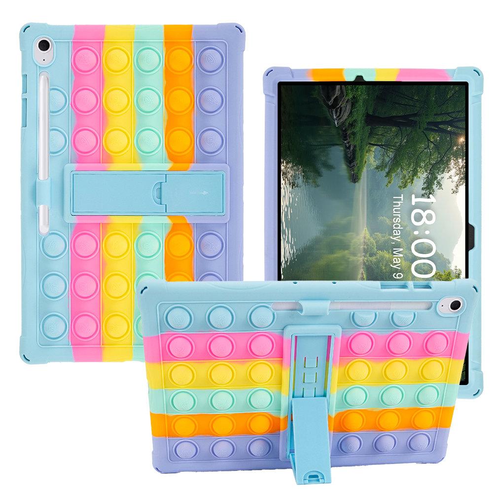 Мягкий силиконовый чехол-подставка Bubble для Samsung Galaxy Tab S10FE Plus S10FE+ SM-X620 13,1 дюйма, защитная обложка для планшета Funda