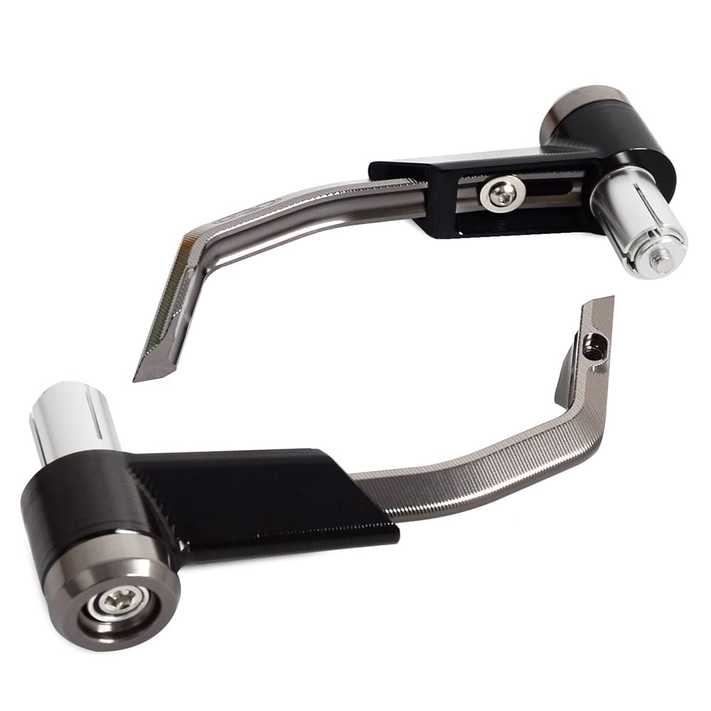 ZSADZS Universal CNC 22mm Motorcycle Pro Guard Brake Clutch Lever Guard Motorcycle Handlebar Guard 7/8" (Titanium)