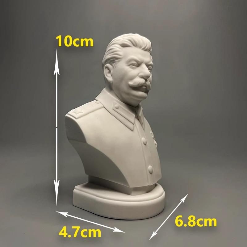 Stalin-Soviet Model Gypsum Figure Sculpture, Great Sculpture, Office, Study, Wine Cabinet, Art Decoration