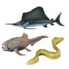 Realistic Pvc Marine Life Eel Fish And Mackerel Toy Set For Kids Educational Fun