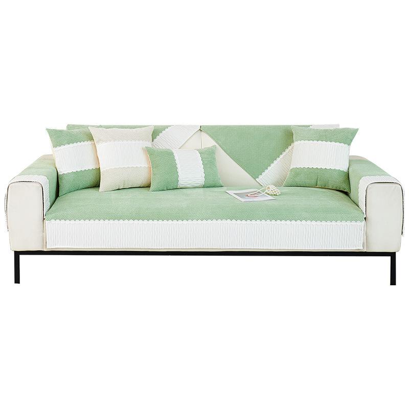 Simple Modern Corduroy Sofa Cover Sofa Cushion Four Seasons Backrest Towel Cover Cloth Non-Slip Seat Cushions