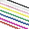 170 м DIY Кружево Швейные Аксессуары 5 мм Волнистое Кружевное Полотно Танцевальная Одежда Костюм Полиэстер Лента Отделка Цветная S-образная Кружевная Отделка