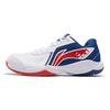 Li Ning Thunder Junior Comfortable Durable Badminton Training Shoes Kids Shoes White Blue AYTT014-5