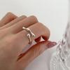 2023 Niche Design Minimalist Silver Open Line Ring for Women - Fashionable Index Finger Jewelry