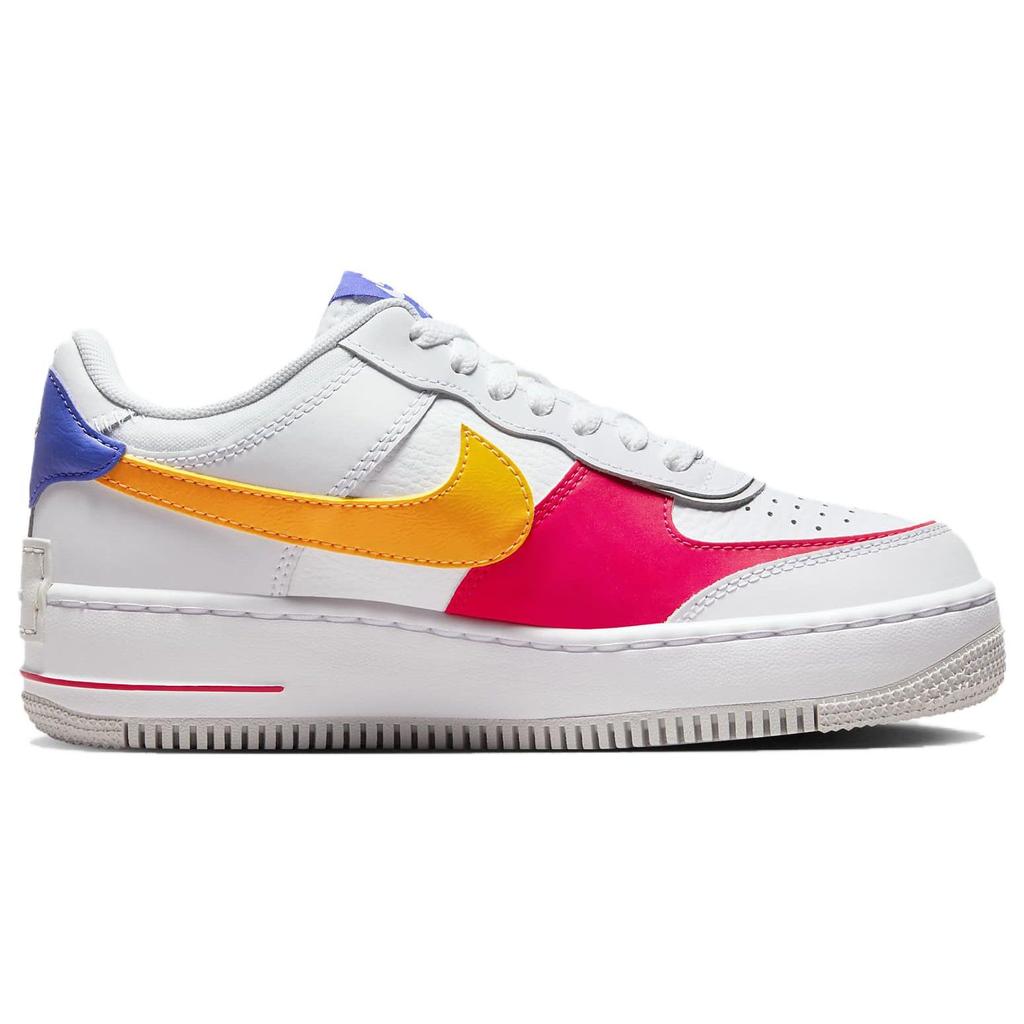 Nike Женские кроссовки Air Force 1 Shadow Gundam White Siren-Red Photon-Dust DZ1847-100