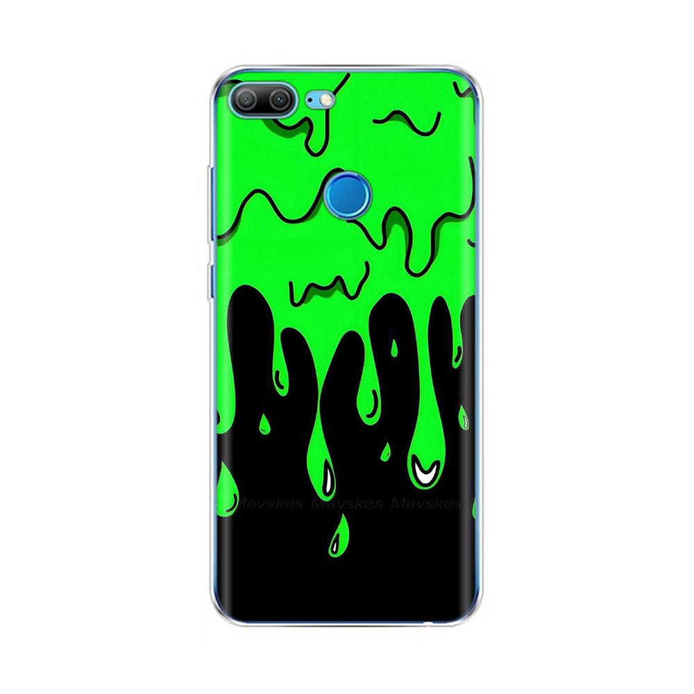 Чехол для телефона Honor 9 Lite Задняя крышка для Huawei Honor 9 Lite Чехлы Прозрачный Силикон ТПУ Защитные Кошки Цветочный принт Чехлы