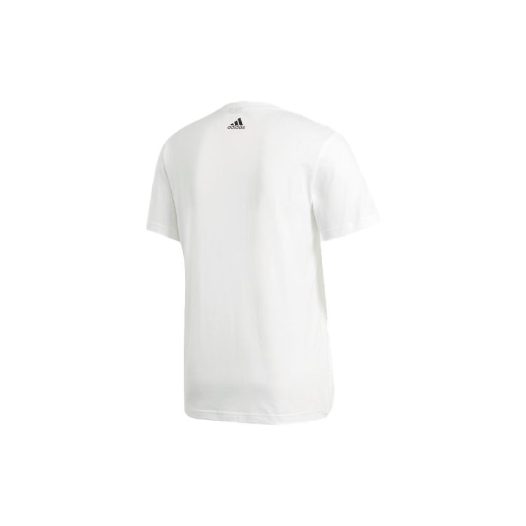 adidas Mh Photo Tee Training Спортивные мужские топы с круглым вырезом с короткими рукавами, белые ED7287