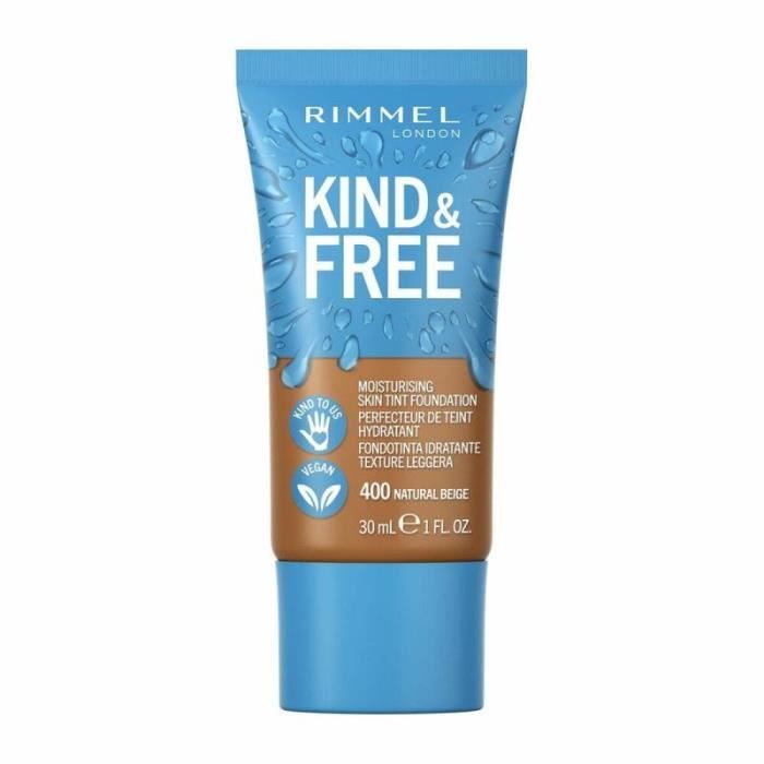 Rimmel London Base de Maquillage Crémeuse Kind - Free 400-natural beige (30 ml) - 3616302990139