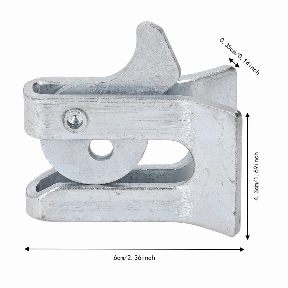 5pcs Galvanized Steel Plate Pet Cage Suspended Water Dispenser Fence Latch Pig Farrowing Bed