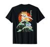 Japanese Samurai Ninja Cat Kanagawa (Onback) T-Shirt