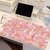 Kawaii Natural Rubber Mouse Pad Anime Cute Girl Gabinete Gamer Computer Desk Mat Keyboard Pad Gaming Pokemon Jigglypuff Mousepad