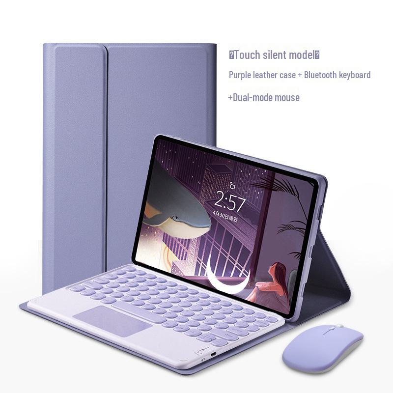 Чехол-клавиатура Bluetooth из кожи для iPad Pro 11 10-го поколения 10.9 со слотом для стилуса - Магнитный защитный чехол для планшета 10.2