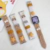 Apple Watch S10 Милый Кот Звезда Кожаный Плюшевый Ремешок