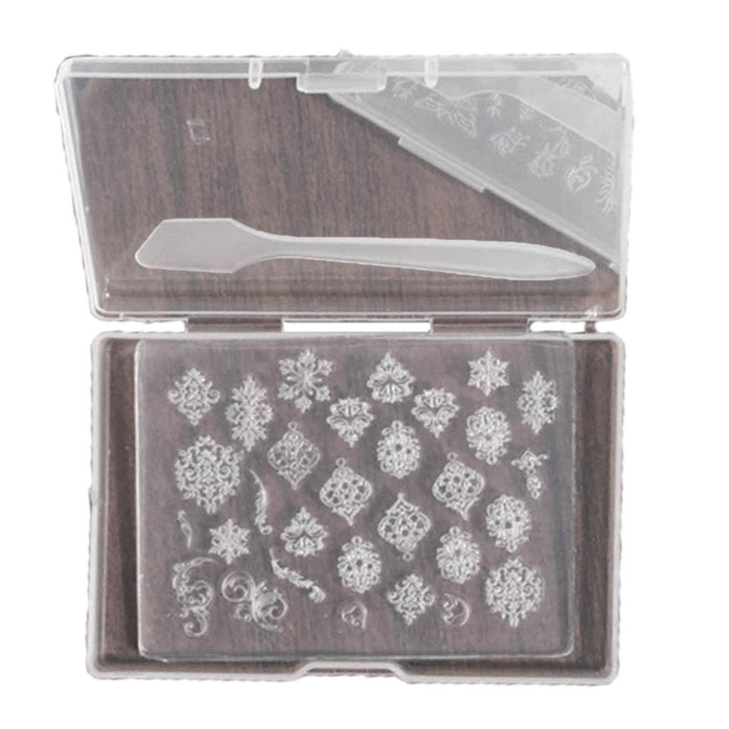 Ультратонкая силиконовая форма для дизайна ногтей, прозрачная пластина для штамповки, трафареты для ногтей, инструменты для маникюра своими руками