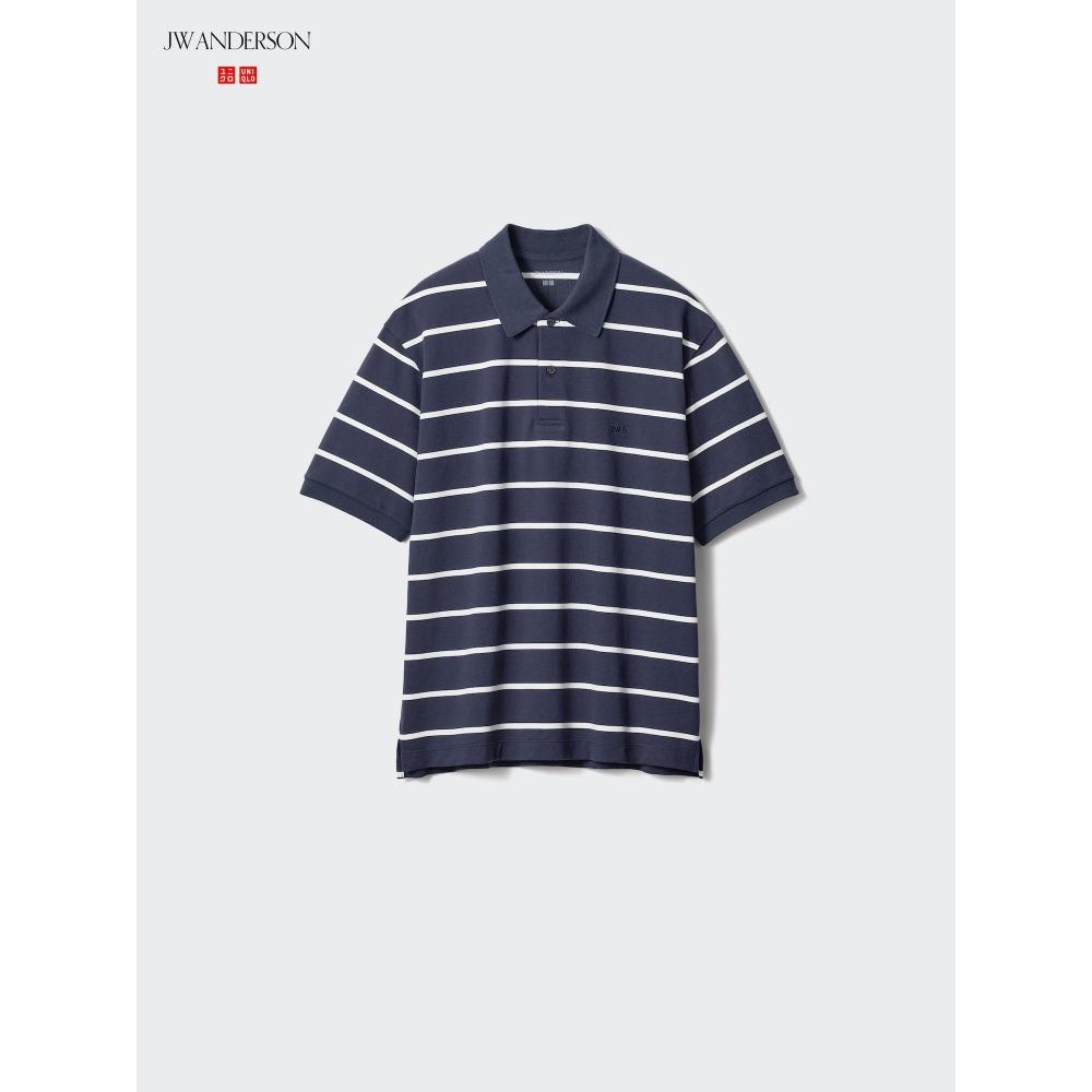 Uniqlo Рубашка поло с каймой Japan Dry Kanoko
