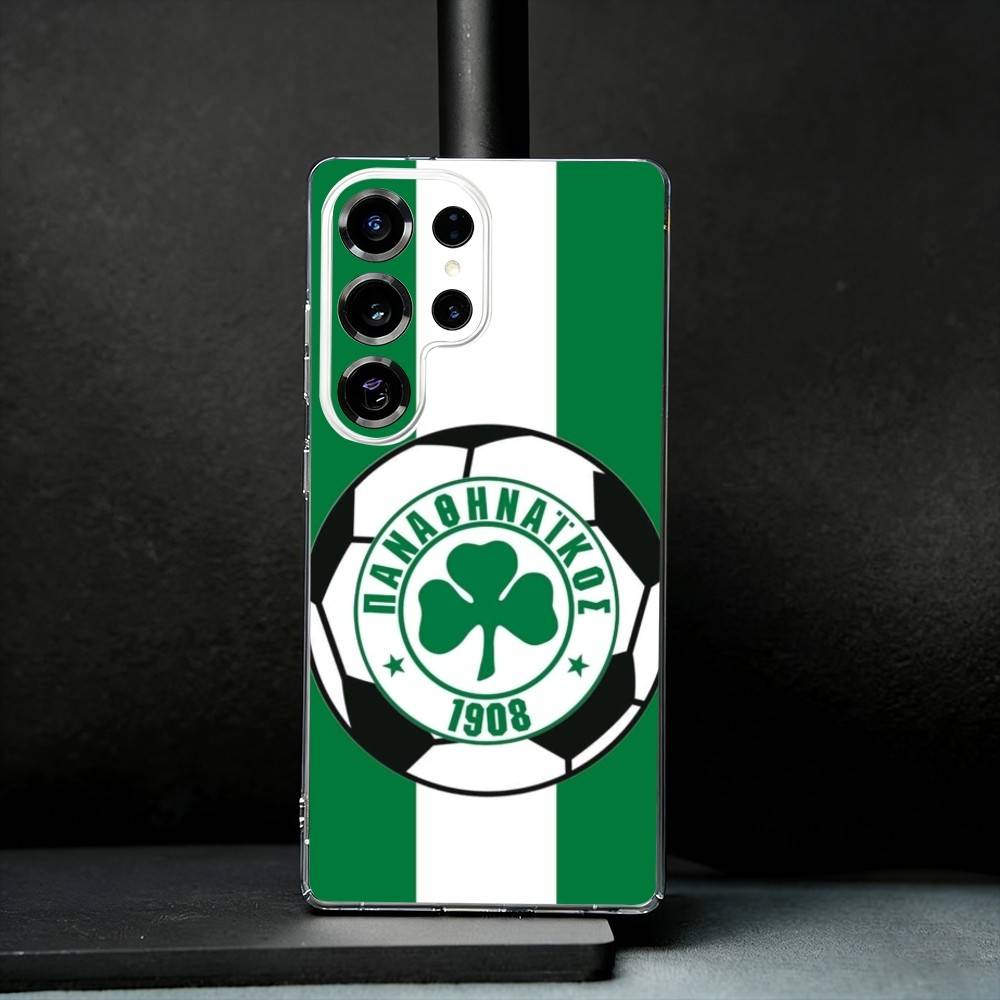 ART Panathinaikos A-Athens PA Phone Case For Samsung S25,S24,S21,S22,S23,S30,Ultra,S20,Plus,Fe,Note,10,9,5G Transparent Cover
