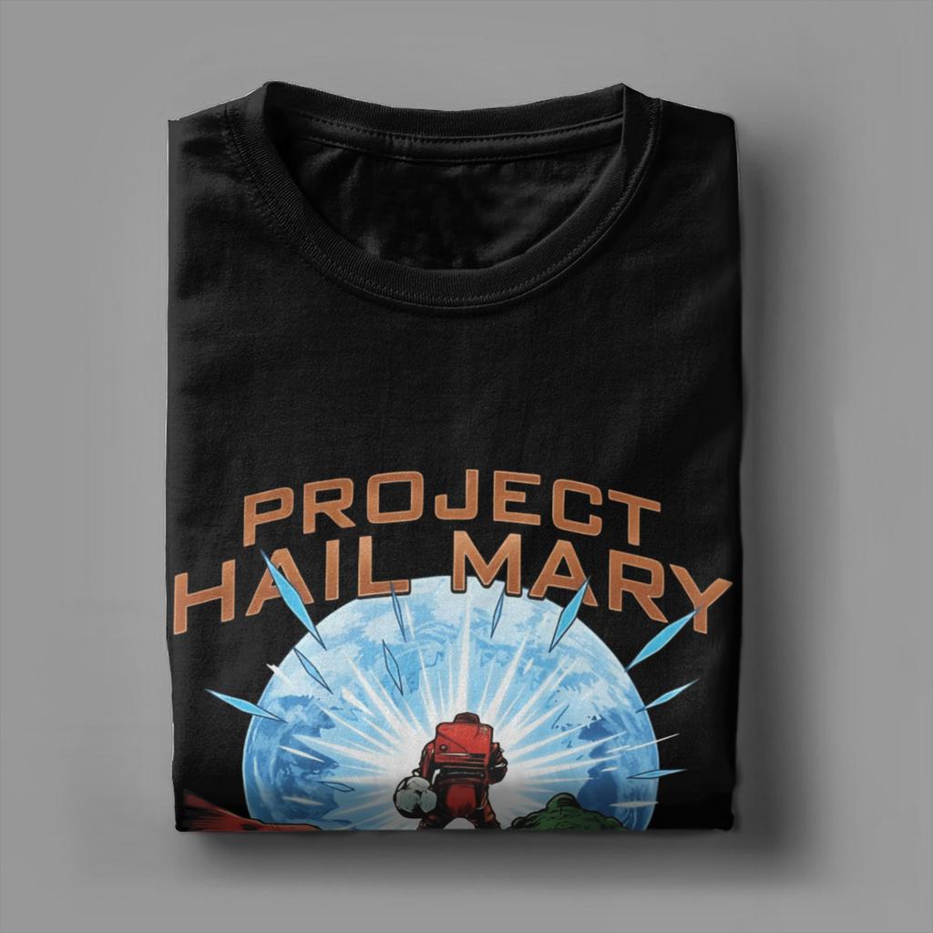 Harajuku T Shirt Project Hail Mary Sci Fi Graphic 100 Cotton TShirts  Hip Hop Tshirt for Unisexs Beach Y2K Casual Design Top Tees