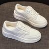 Белые туфли из натуральной кожи Кроссовки Повседневные туфли для скейтбординга Туфли для маффинов