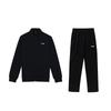 Повседневный комплект из двух предметов Толстовка со стойкой воротником Брюки прямого кроя Принт с логотипом Спортивный костюм Унисекс Спортивная одежда AWEU023