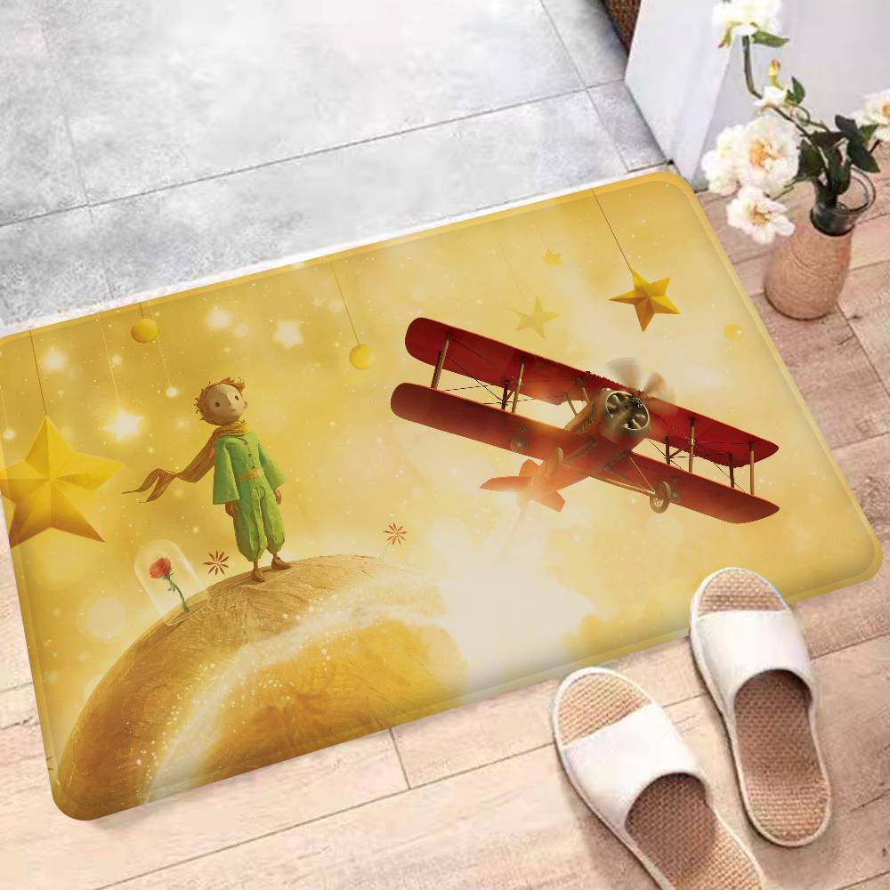 Литературные произведения Маленький П-Принц Коврик для ванной Скандинавский стиль Домашний придверный коврик Коврики для ванной-туалета Коврик для спальни
