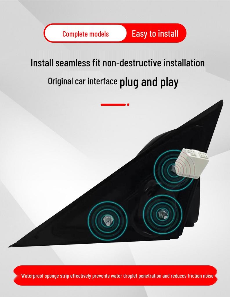 Toyota Camry (06-13) Rearview & Side Mirror Assembly - 6th Gen, Left & Right Reflective Mirrors
