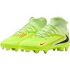 Nike Phantom 6 High Club MG GS Hyper Crimson Limelight Детские бутсы Желтый Life-Lime Черный HQ2022-800