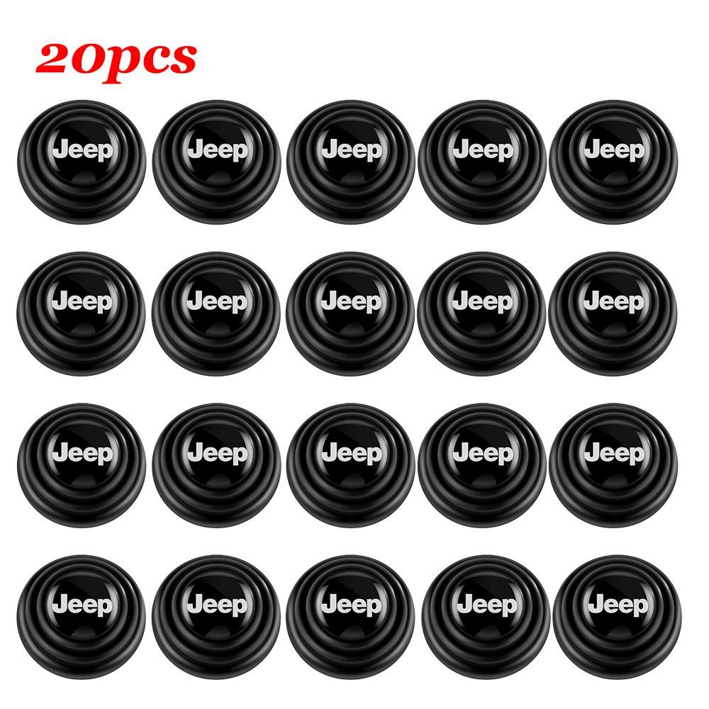 Car Door Shock Absorber gasket Buffer Anti-collision Silicone Sticker For Jeep Renegade Compass Grand Cherokee Wrangler Liberty AJO1