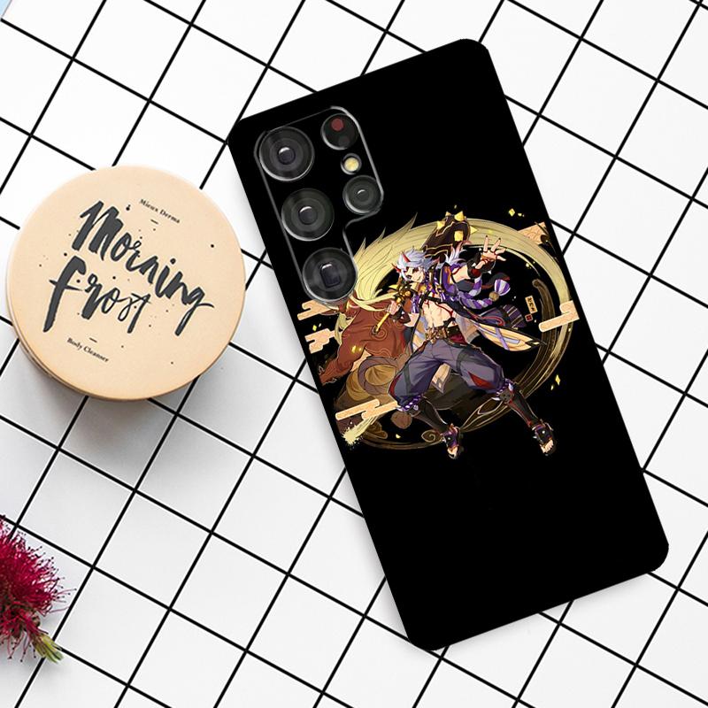 Чехол Arataki Itto Genshin Impact для Samsung Galaxy S24 FE S20 FE S21 S22 S23 S24 S25 Ultra S9 S10 S25 Plus