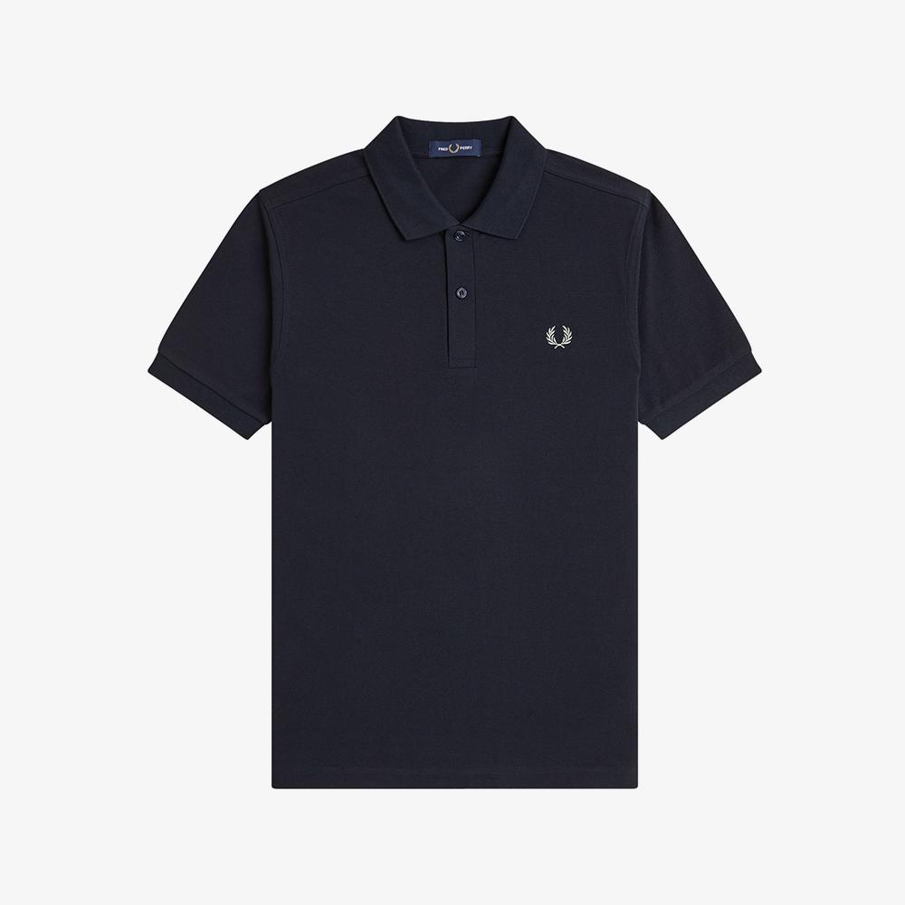 FRED PERRY [M6000] Plain Fred Perry Shirt - Navy/Seagrass Afpm2616000-T73