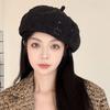 Wome  Beret Cap Korean Japanese Irish Octagonal Painter Hats French Party Artists